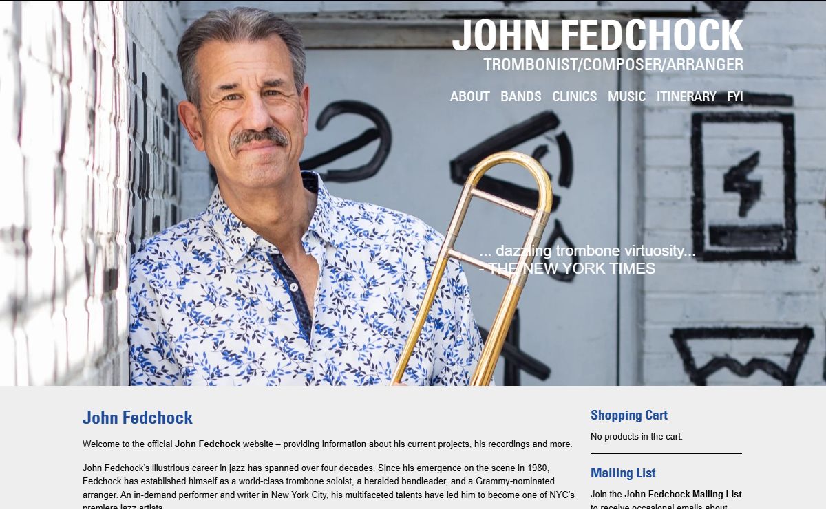 John Fedchock | Trombonist/Composer/Arranger