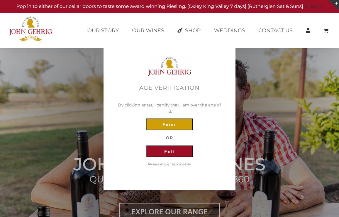JOHN GEHRIG WINES | Wine makers since 1860 – King Valley and Rutherglen Wine Regions | Victoria | Australia