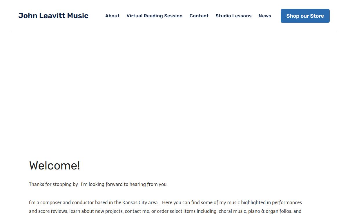 Home - John Leavitt Music