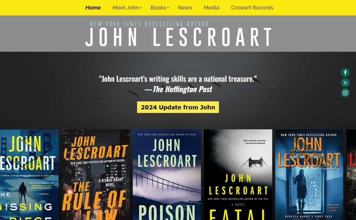 John Lescroart | New York Times Bestselling Author