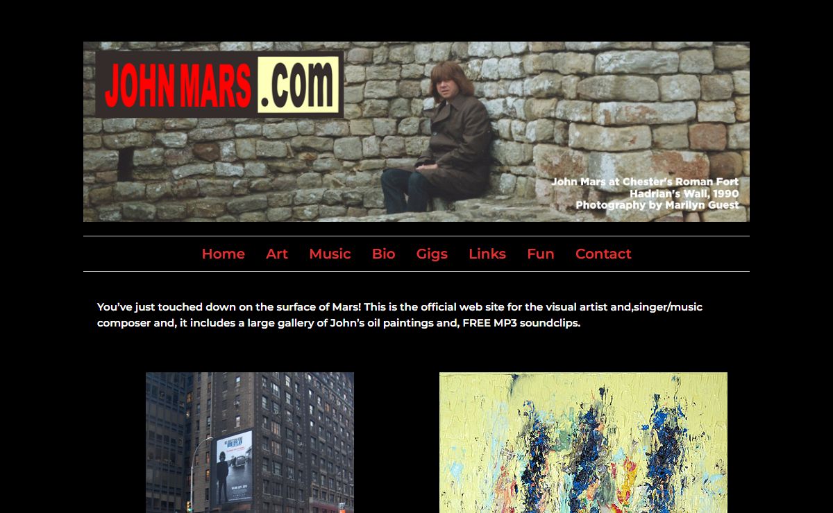 JOHN MARS : Official Web Site – JOHN MARS : Official Web Site