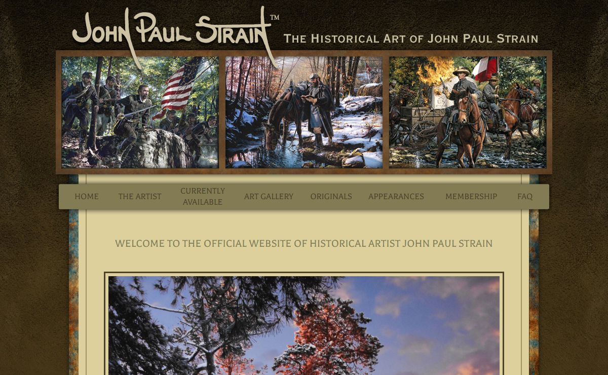 The Historic Art of John Paul Strain