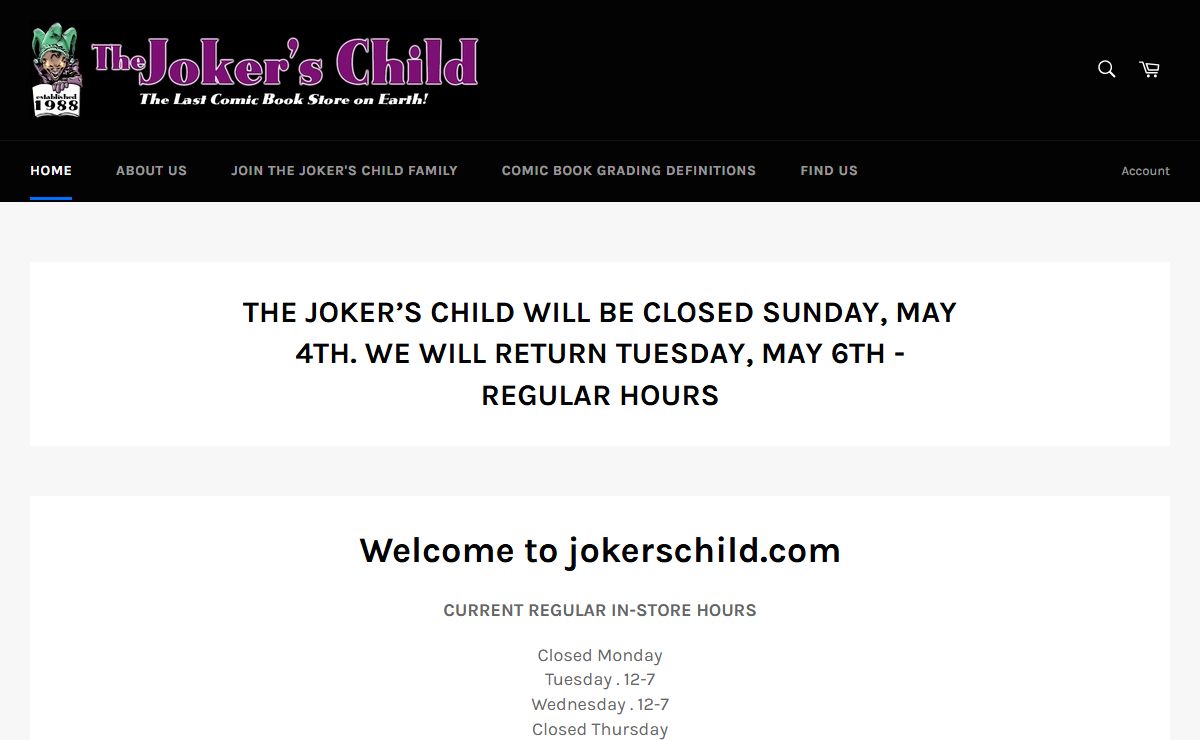 The Joker's Child – The Joker's Child, Inc