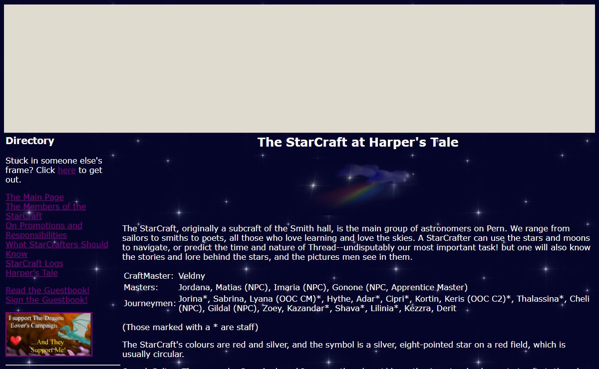 The StarCraft at Harper's Tale MOO