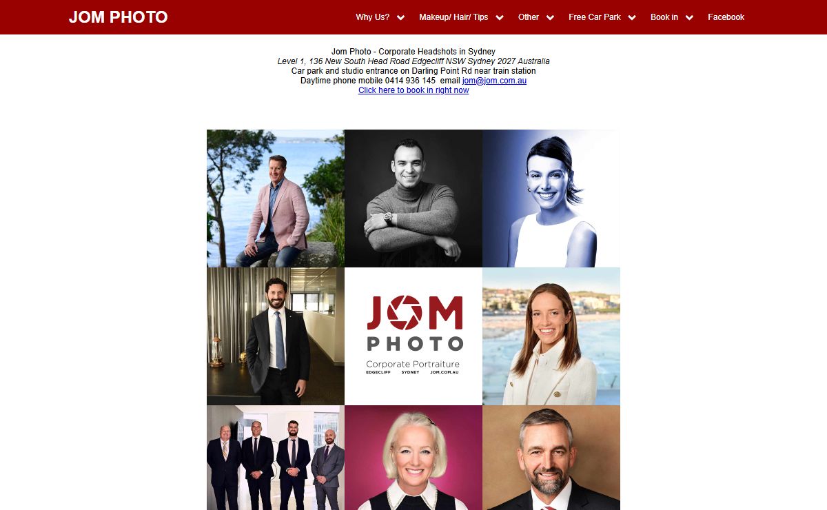 The best Sydney photographer for Corporate Headshots and Business Photos