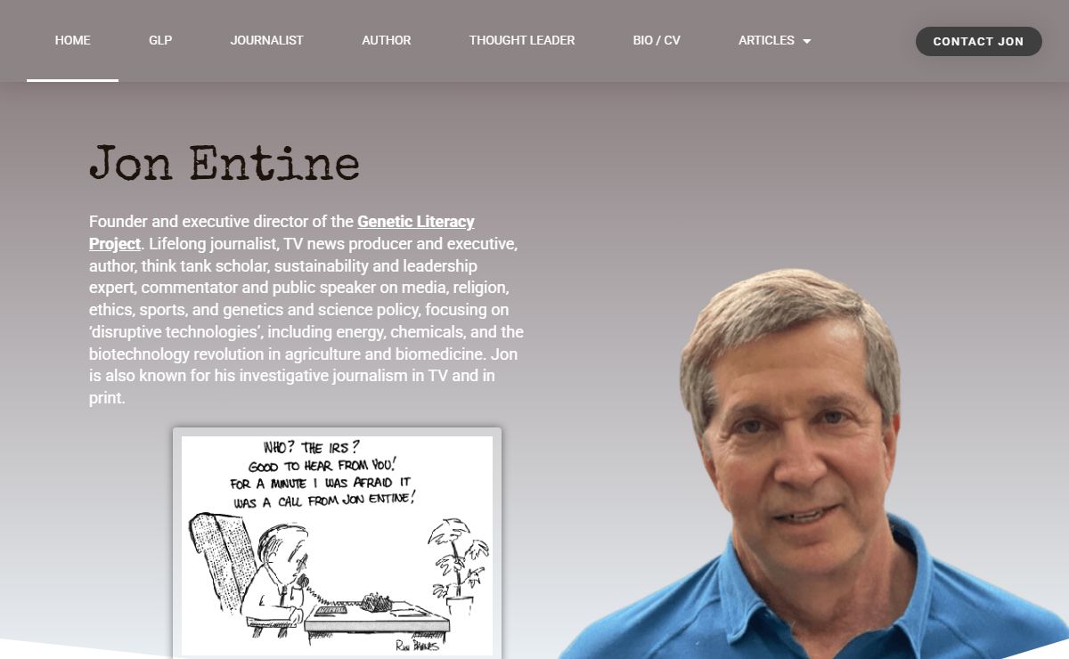 Jon Entine – Founder & Executive Director of the Genetic Literacy Project