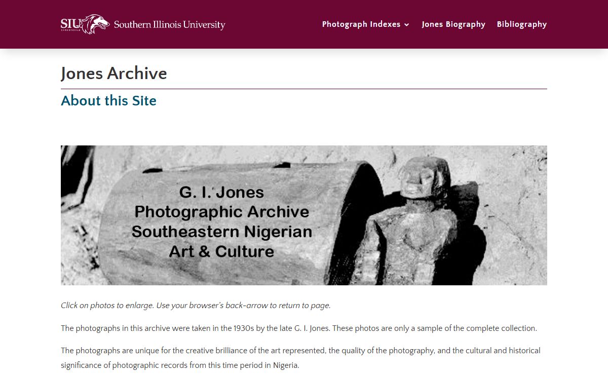 Jones Archive | Southeastern Nigerian Art & Culture