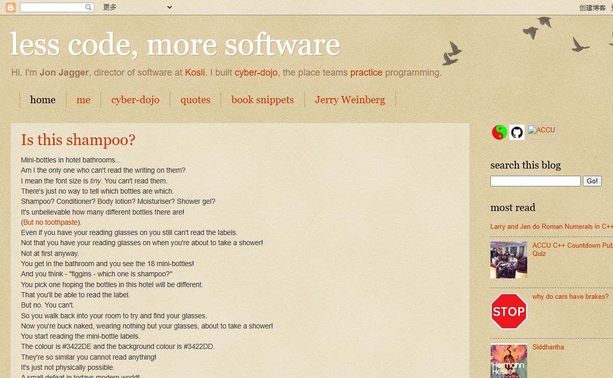 less code, more software
