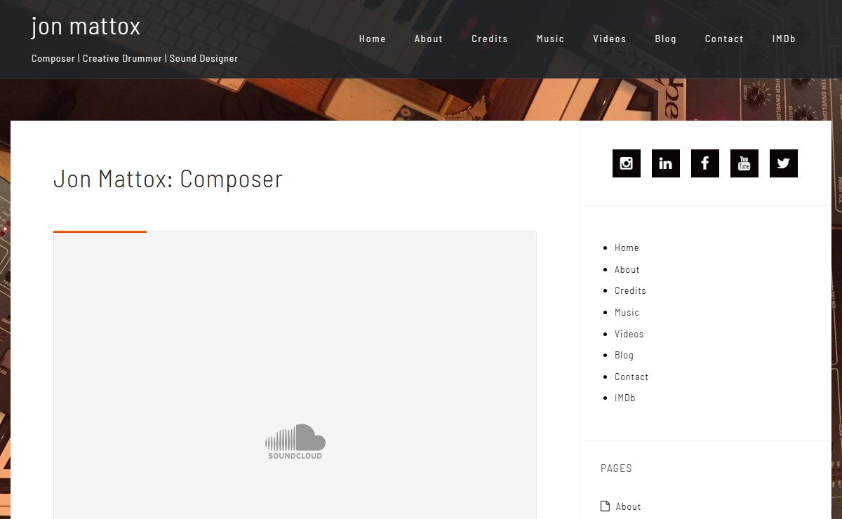 Jon Mattox - Composer / Music Creator