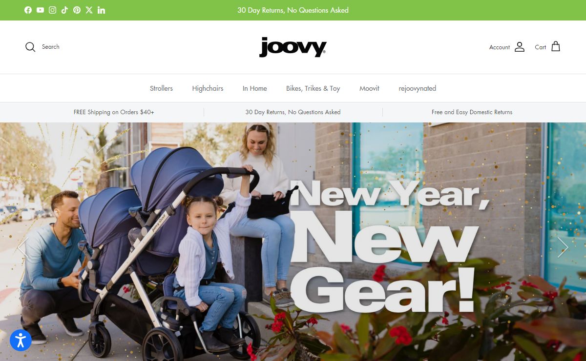 Baby Strollers, High Chairs, Playards & Baby Products | joovy