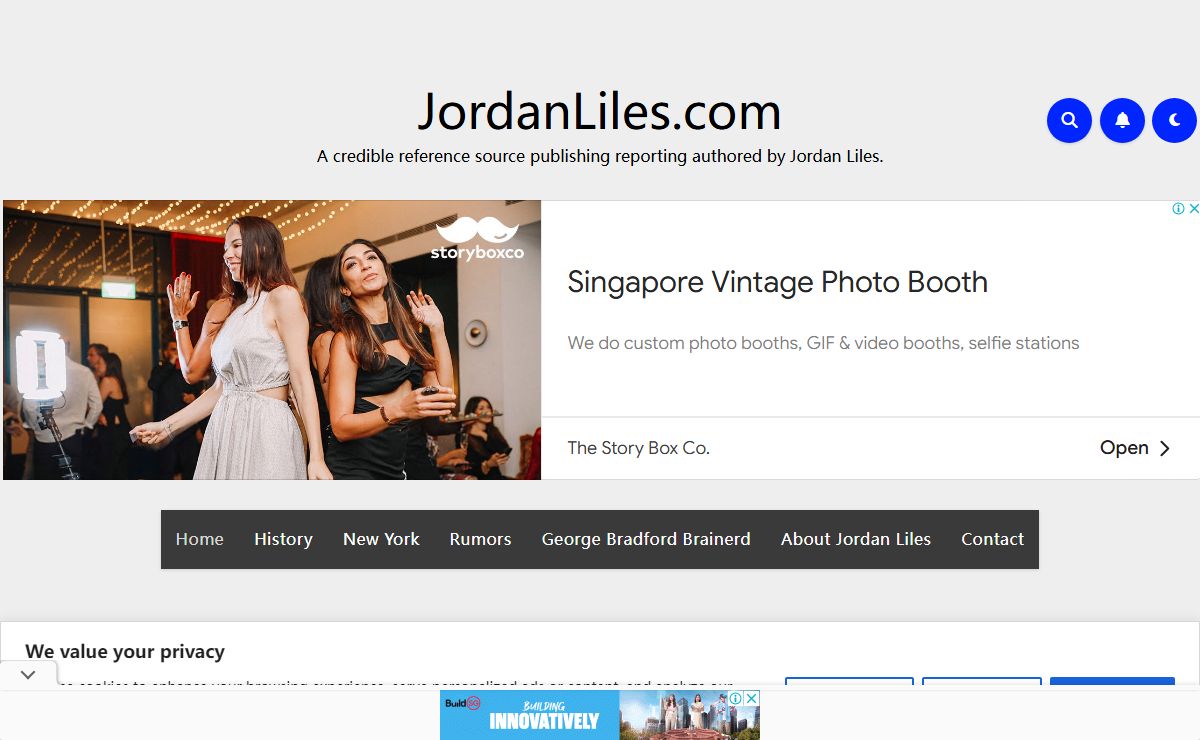 JordanLiles.com - A credible reference source publishing reporting authored by Jordan Liles.