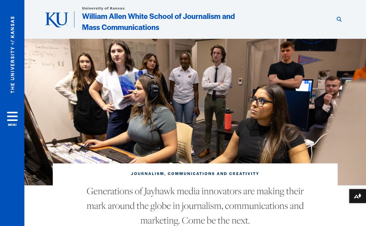 William Allen White School of Journalism and Mass Communications | William Allen White School of Journalism and Mass Communications