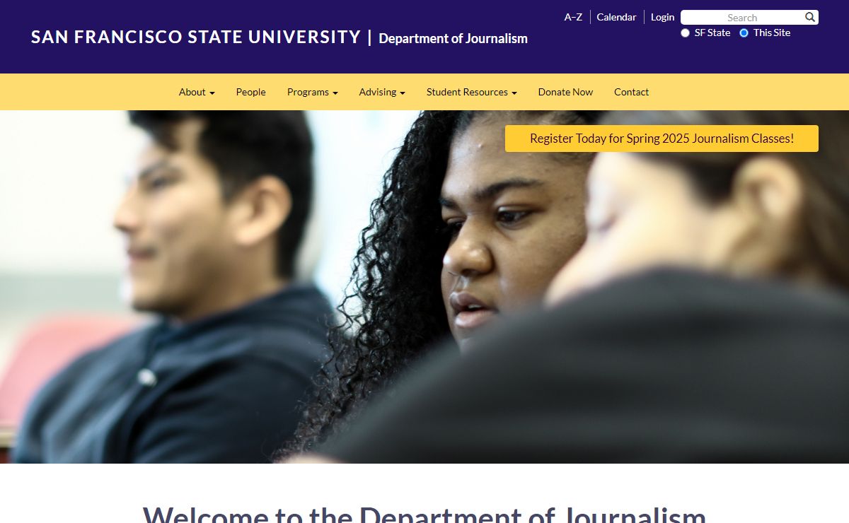 Department of Journalism | College of Liberal & Creative Arts