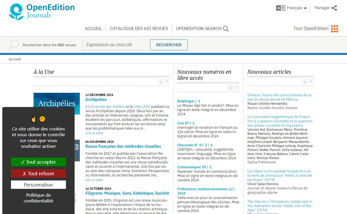 OpenEdition Journals
