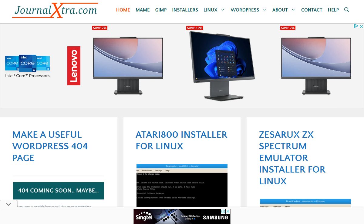 JournalXtra · Linux, WordPress, Genesis and other Techie things.
