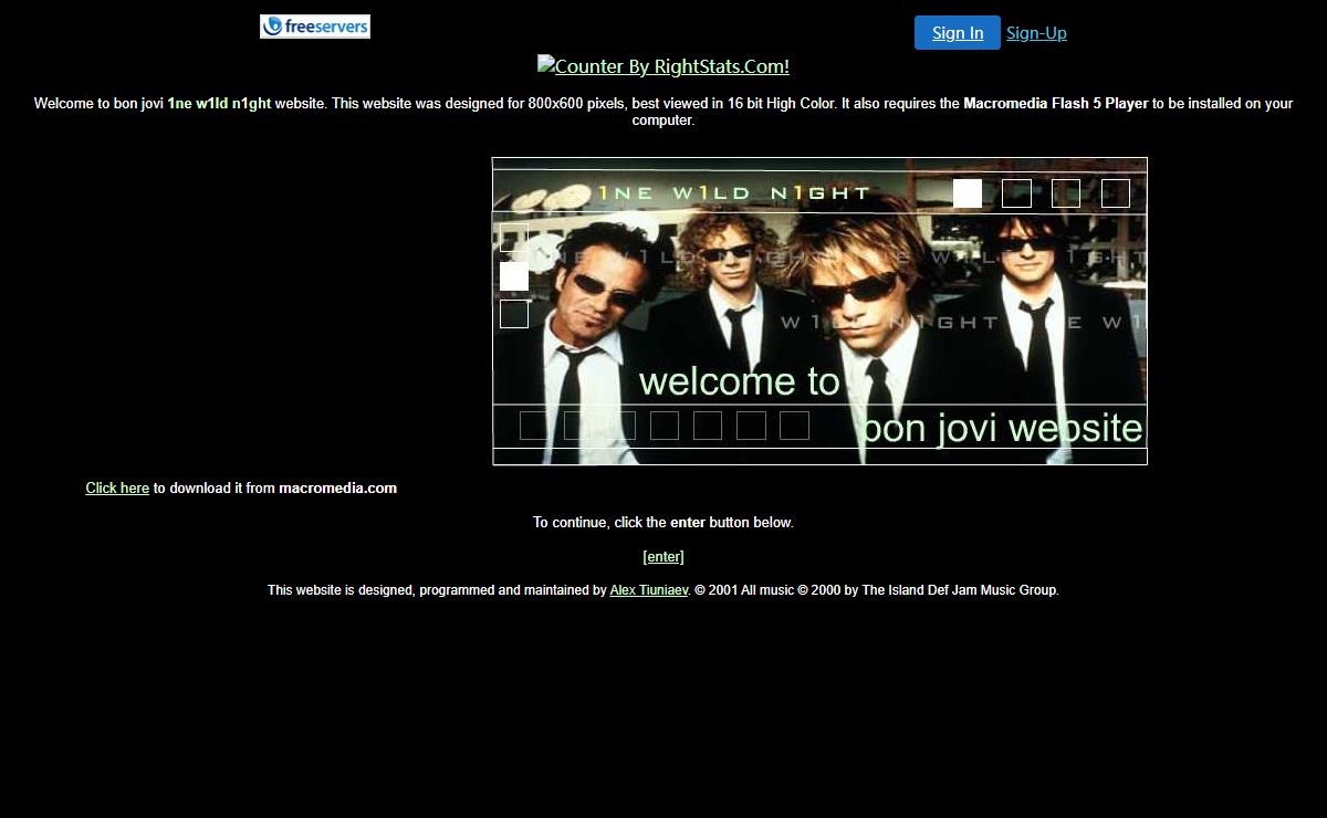 Bon Jovi / 1NE W1LD N1GHT