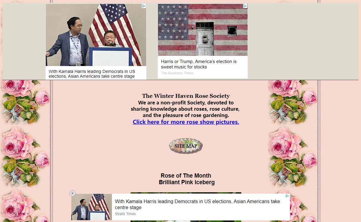 The Winter Haven Rose Society  We are a non