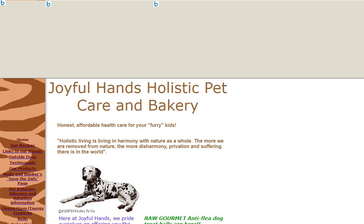 Joyful Hands Holistic Pet Care and Bakery