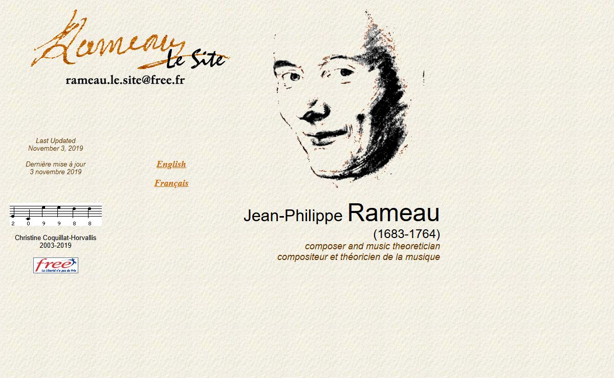 Jean-Philippe Rameau - Le Site