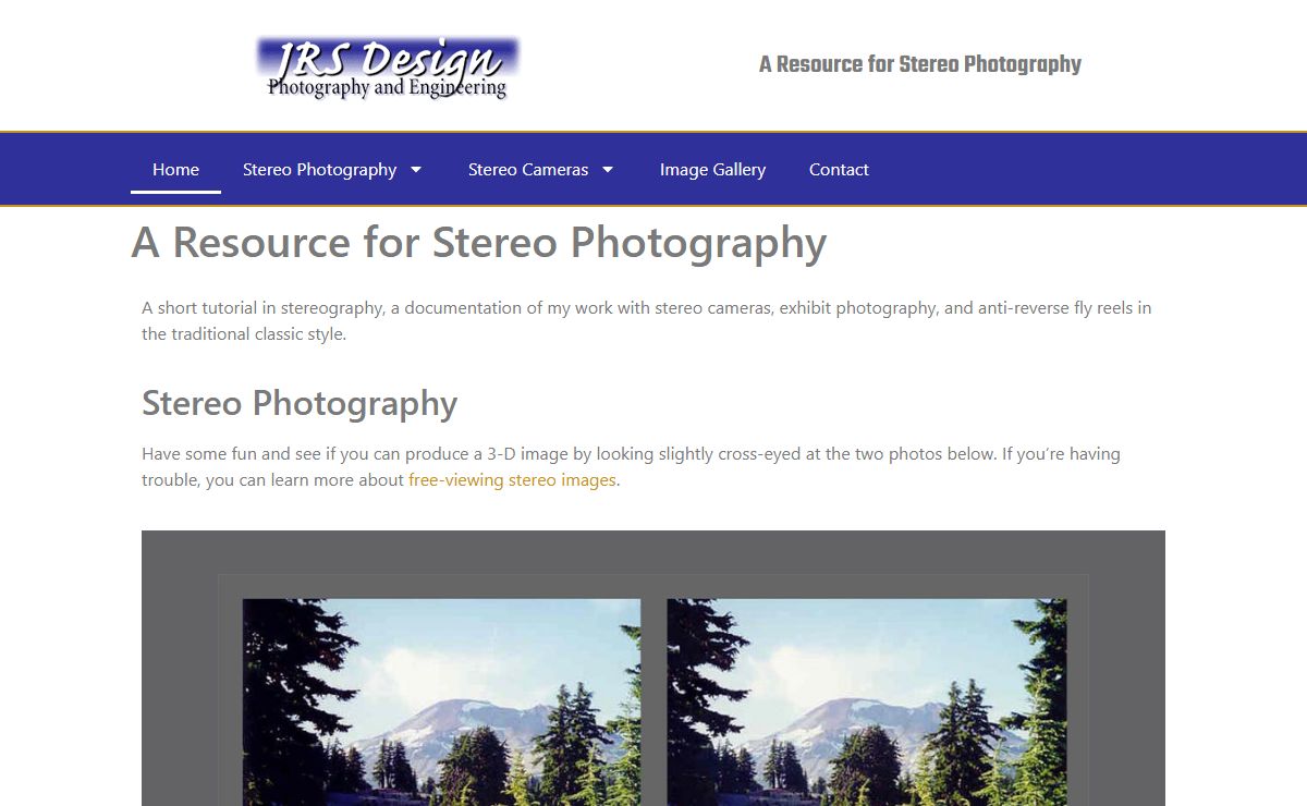A Resource for Stereo Photography - JRS Design