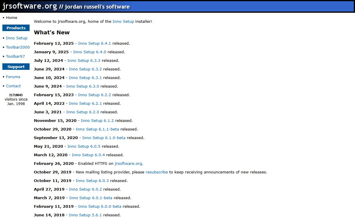 jrsoftware.org // Jordan Russell's Software