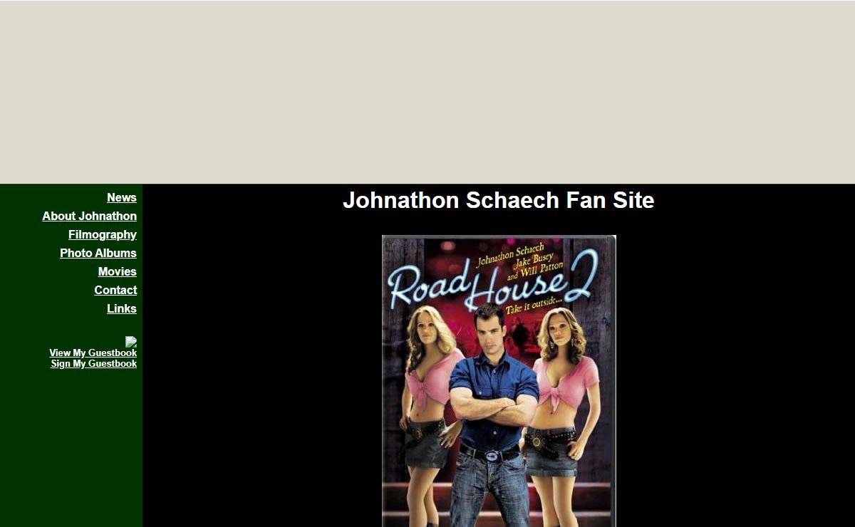 Johnathon Schaech Fan Site