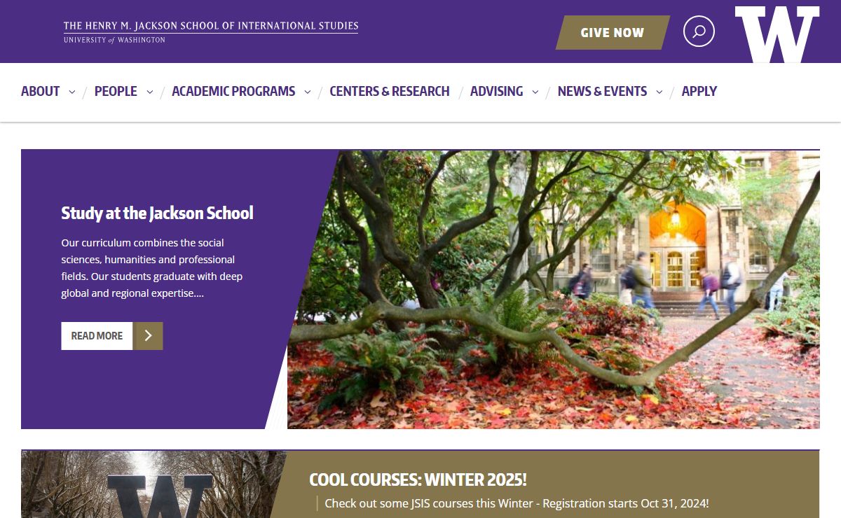 The Henry M. Jackson School of International Studies