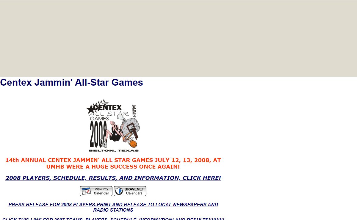 Centex Jammin' All-Star Games