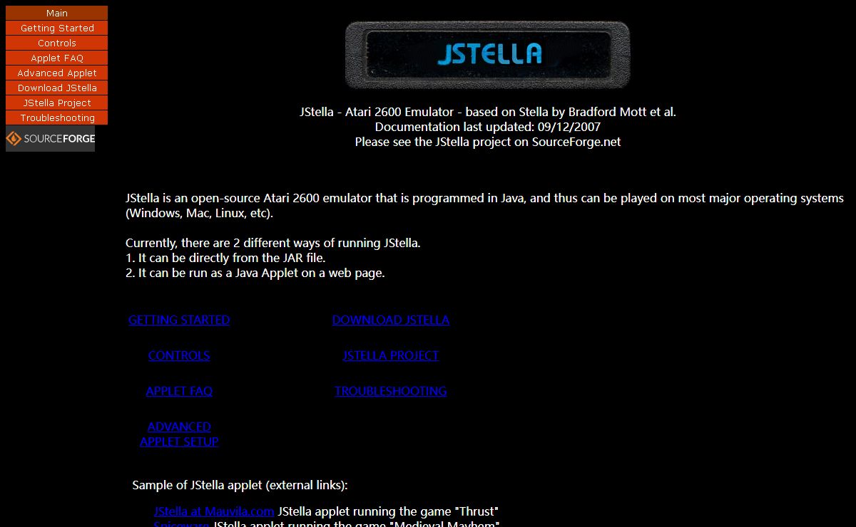 JStella - Atari 2600 Emulator -