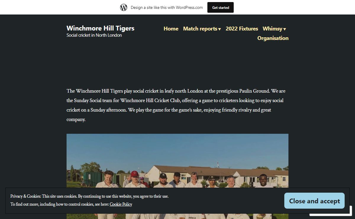 Winchmore Hill Tigers – Social cricket in North London