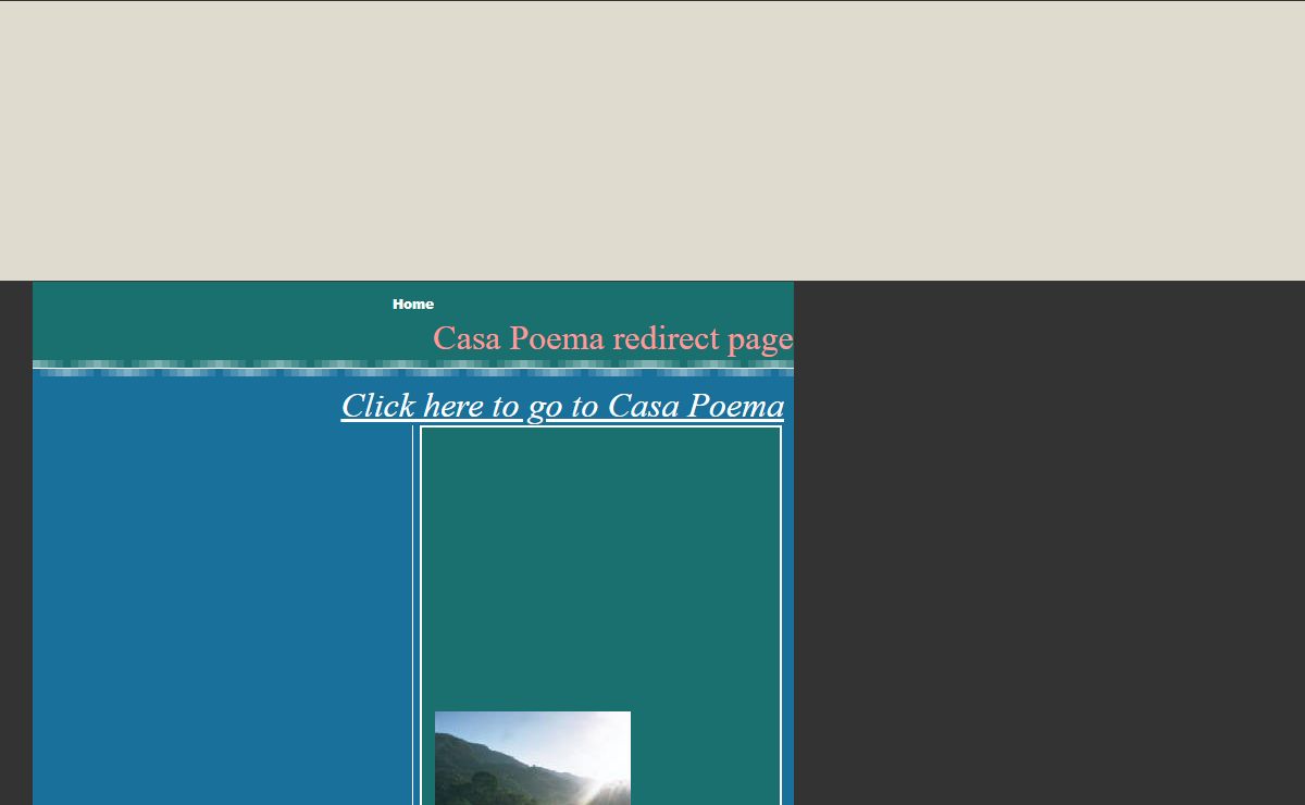 Casa Poema redirect page