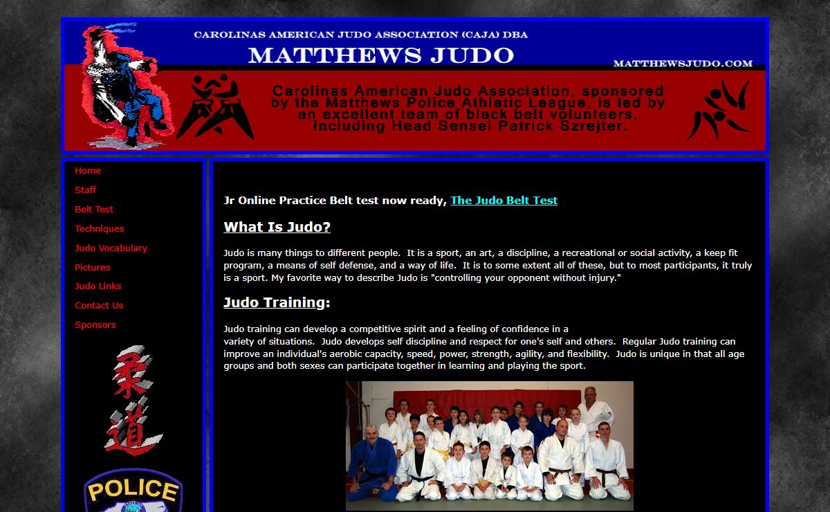 Carolinas American Judo Association! ( CAJA ) Charlotte, Matthews North Carolina