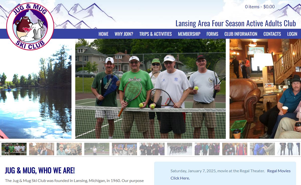 Jug & Mug Ski Club | Four Season Singles Club | Lansing MI