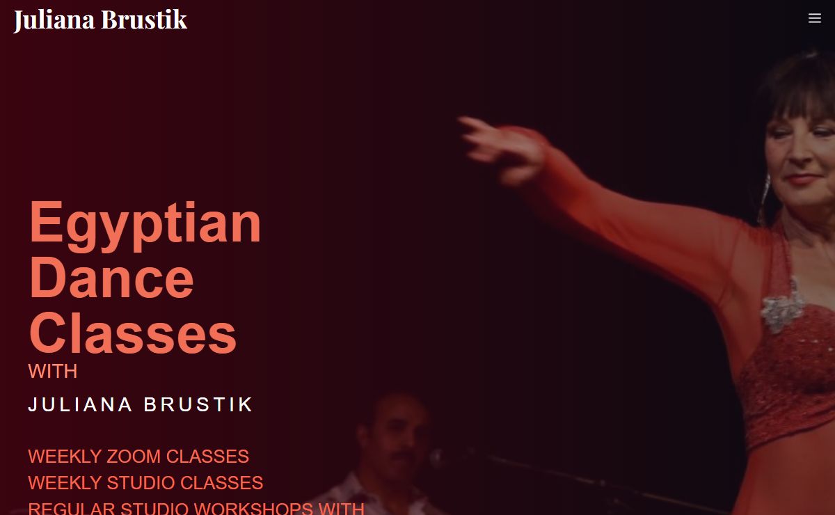 Juliana Brustik – Egyptian Dance Raqs Sharqi Classes Live And Zoom