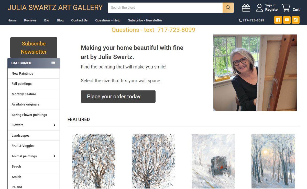 Julia Swartz Art Gallery