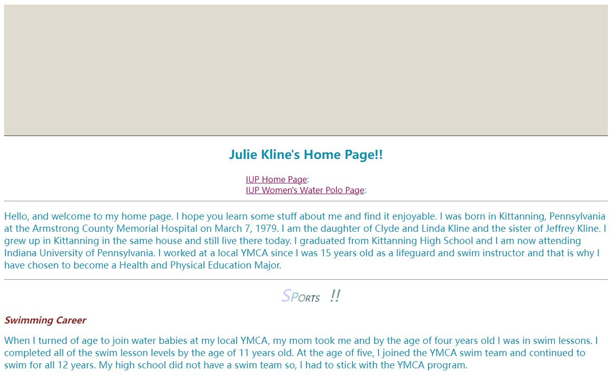 juliekline's page!