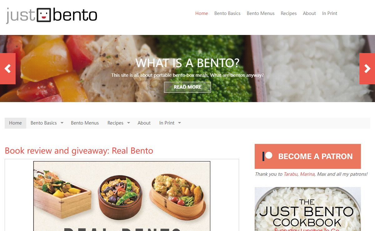 JustBento | Easy, delicious, healthy bento recipes, how-tos & more.