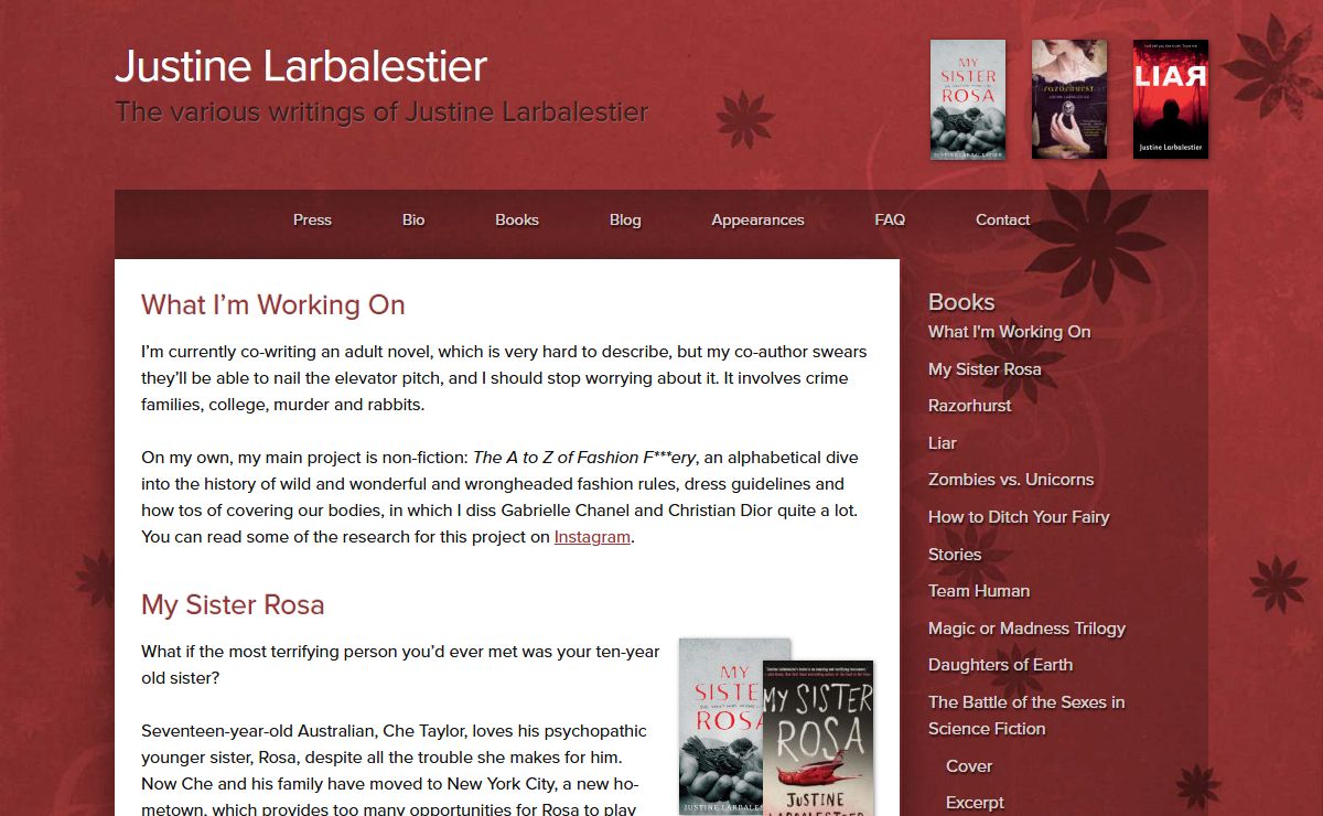 Home - Justine Larbalestier | The various writings of Justine Larbalestier