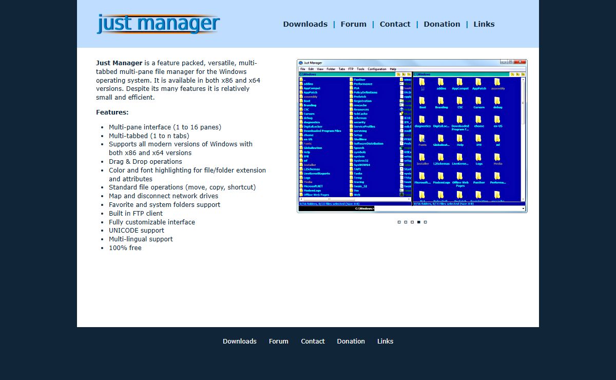 Main Page | Just Manager