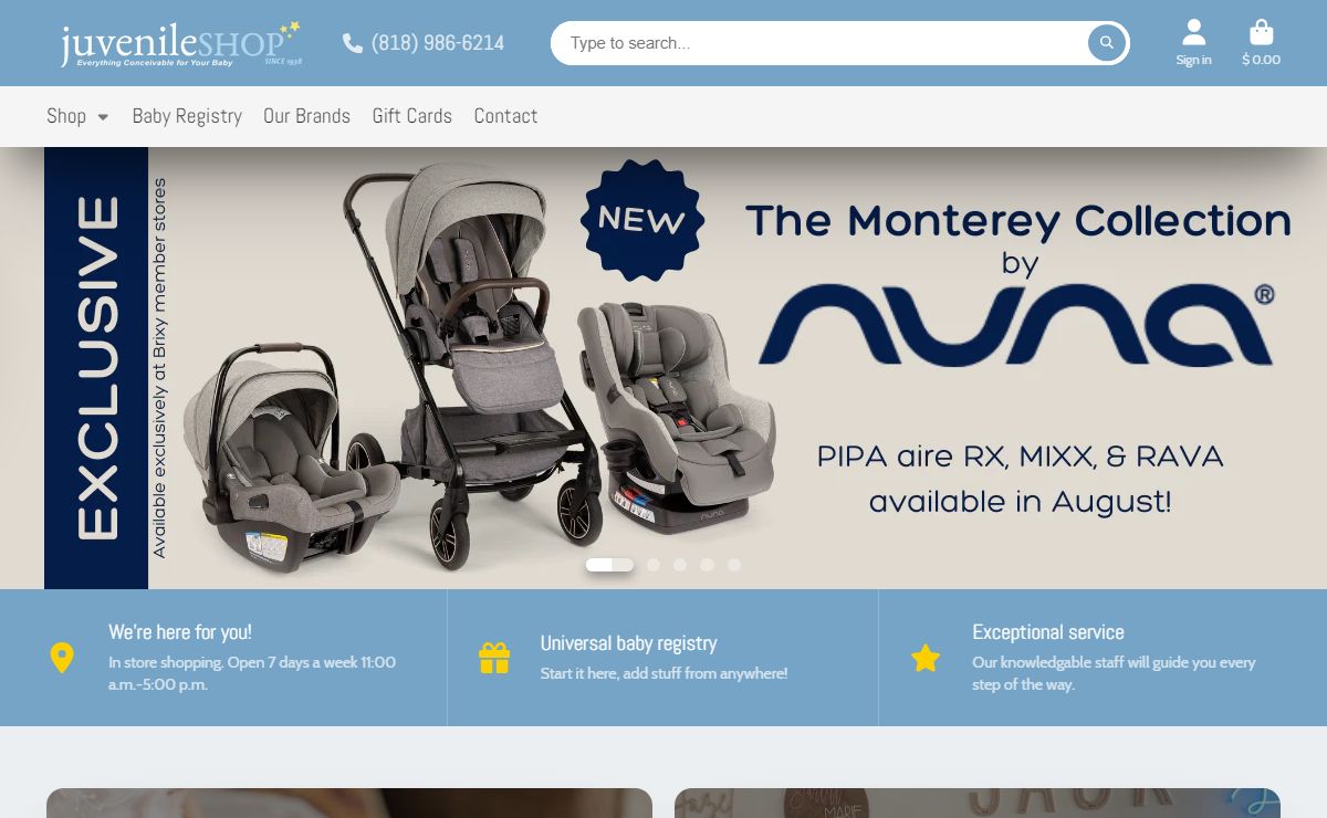 Juvenile Shop-Your One Stop Baby Shop