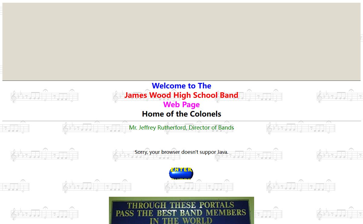 James Wood High School Band Home Page
