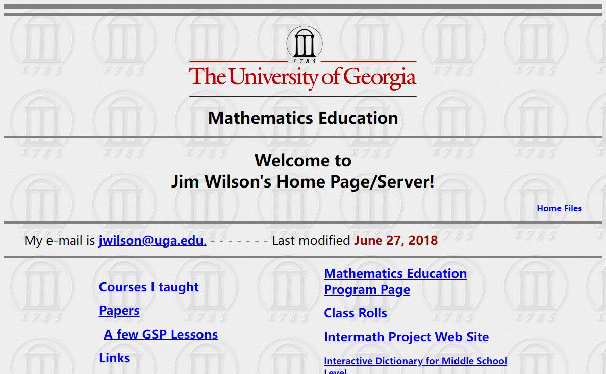 Jim Wilson's Home Page