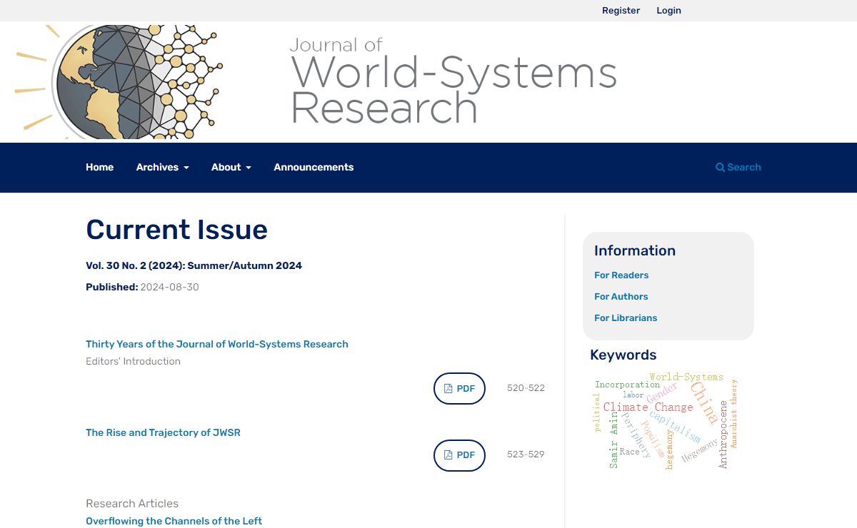 Journal of World-Systems Research