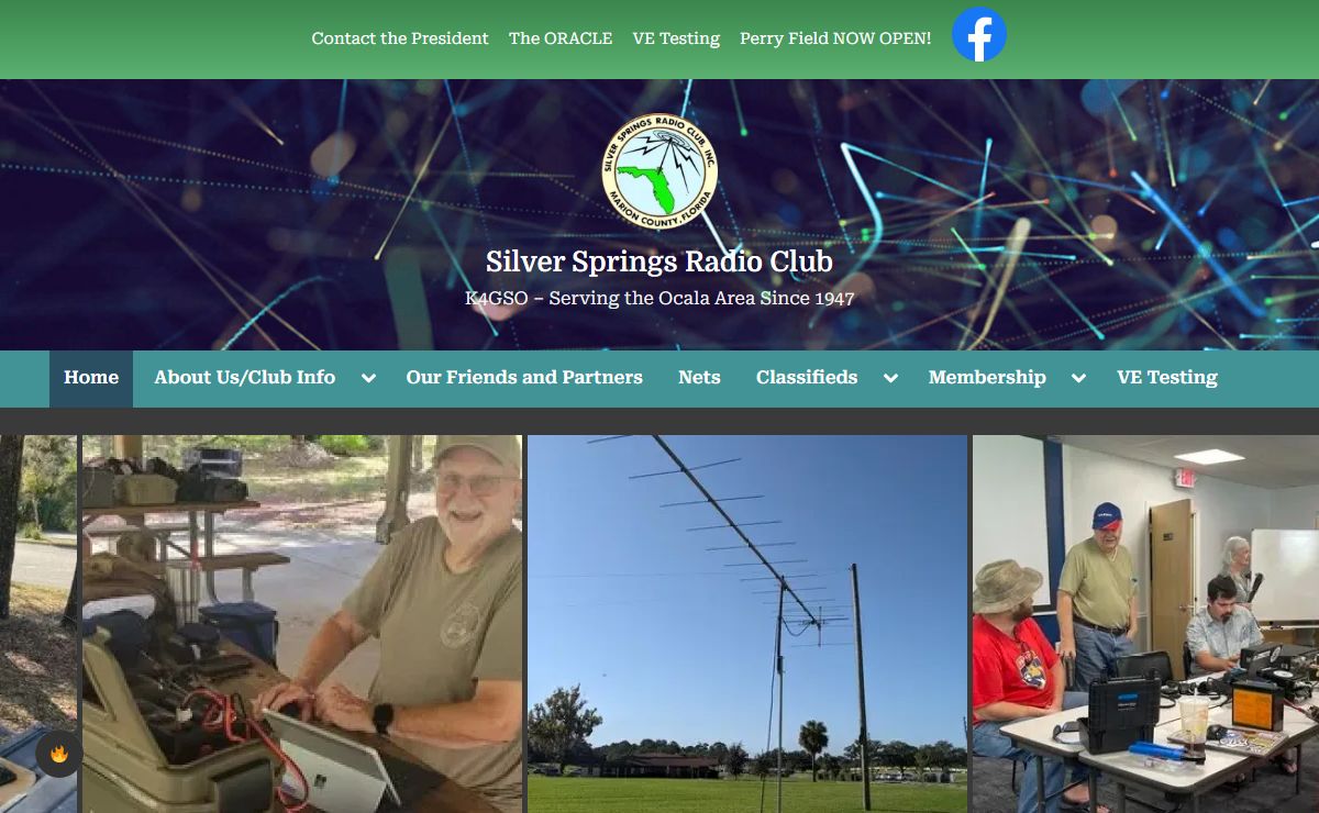 Silver Springs Radio Club – K4GSO – Serving the Ocala Area Since 1947