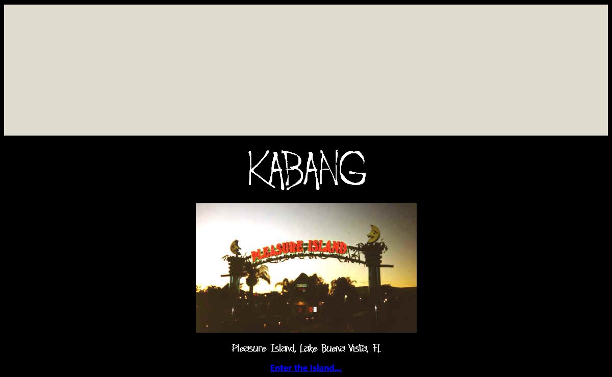 Kabang at Pleasure Island