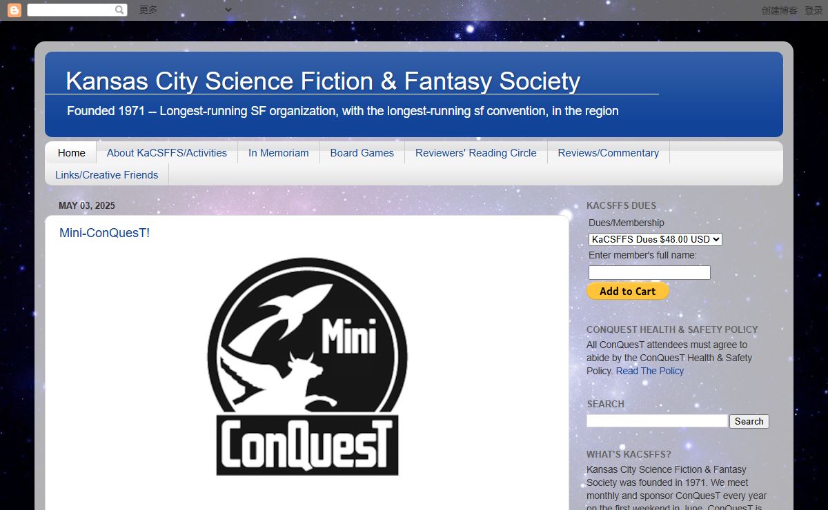 Kansas City Science Fiction & Fantasy Society