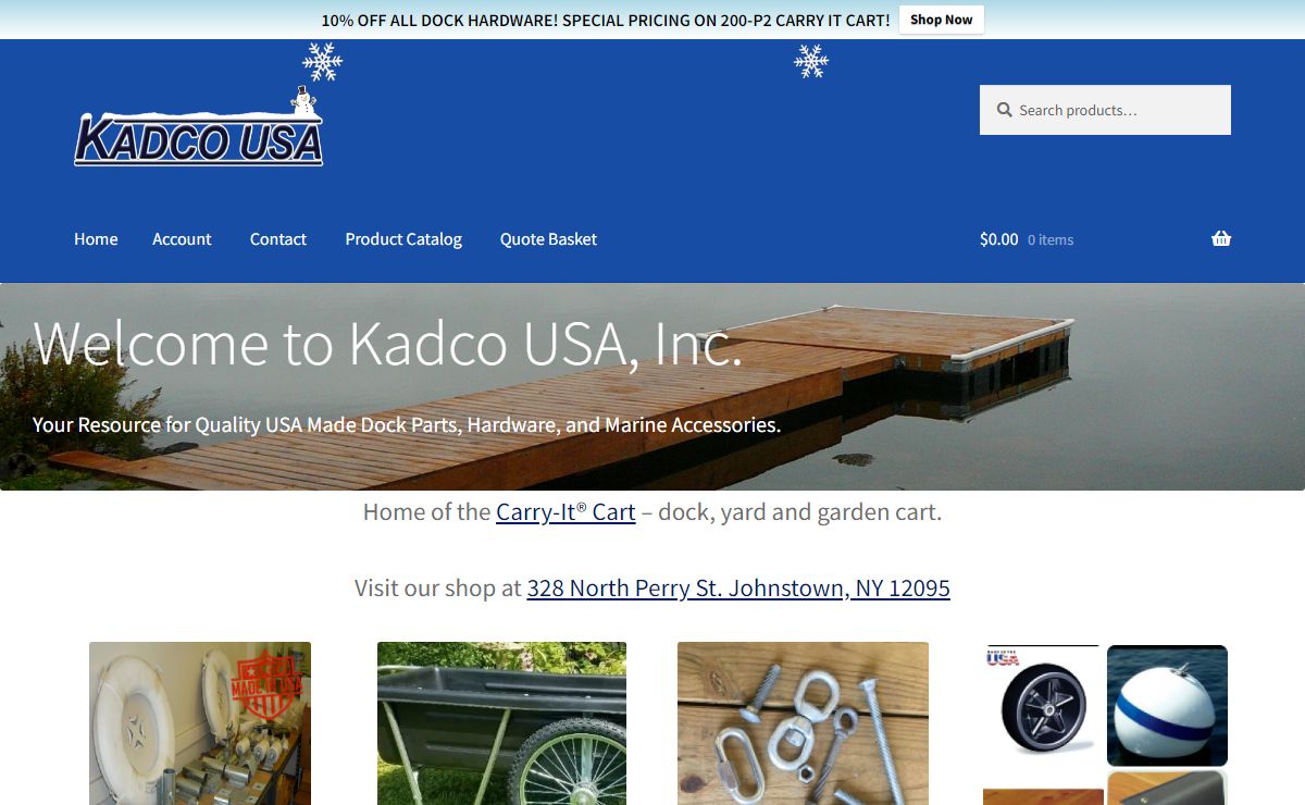 Home - Kadco USA Dock Parts, Boat Dock Hardware, Marine Accessories