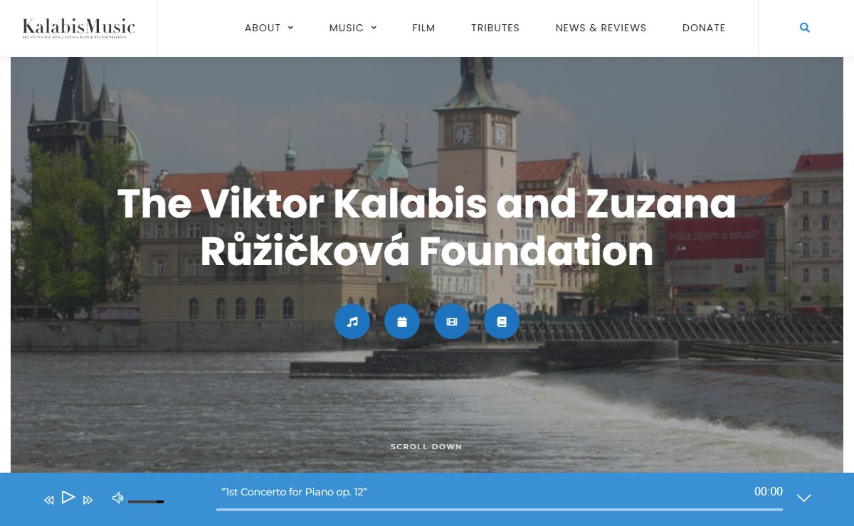 Harpsichordist – Viktor Kalabis and Zuzana Růžičková Foundation