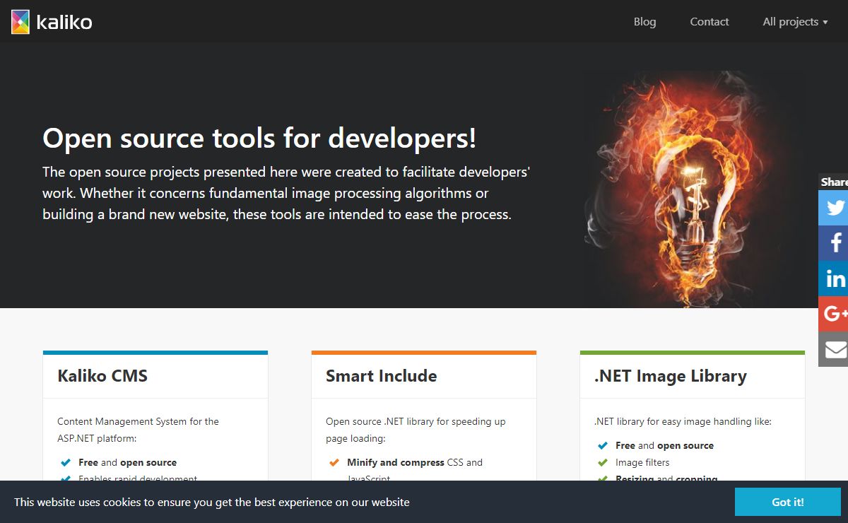 Home of Kaliko CMS and .NET Image Library open source projects