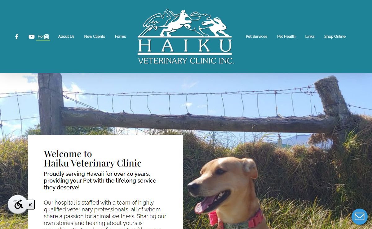 Welcome to Haiku Veterinary Clinic in Kaneohe, HI